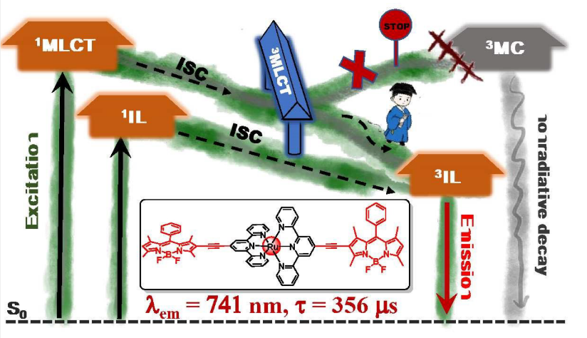 127.BODIPY-Conjugated Bis-terpyridine Ru (II) Complexes Showing Ultra-Long Luminescent Lifetimes and Applications to Triplet-triplet Annihilation Upconversion